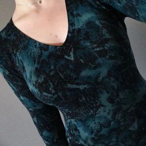 Buffalo David Bitton V-Neck Fitted V-neck Sweater (turquoise/black)